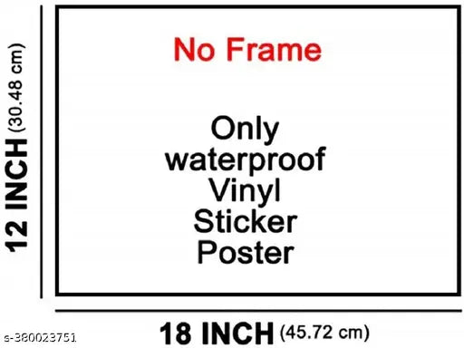 DK RAM Natural Beautiful Scenery Poster for Room Home Wall Decor (Size 12x18 Inch)S64