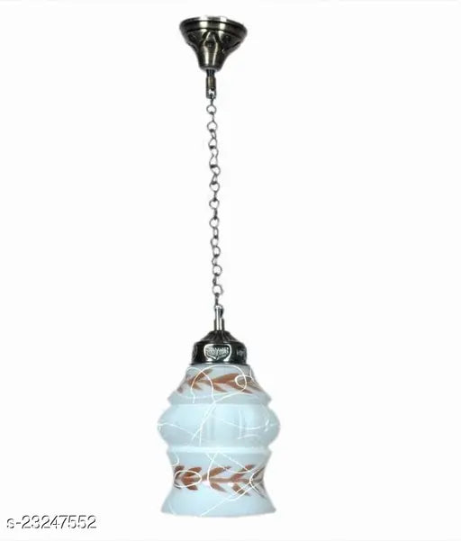 Afast Decorated Pendent Ceiling, Hanging Lamp Of Of Decorative Colourful Glass Shade & Exclusives Metal Fitting With Copper Holder
