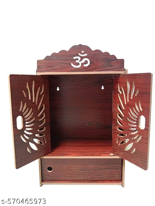 ELEGENT PREMIUM DOOR FOLDING MDF POOJA MANDIR