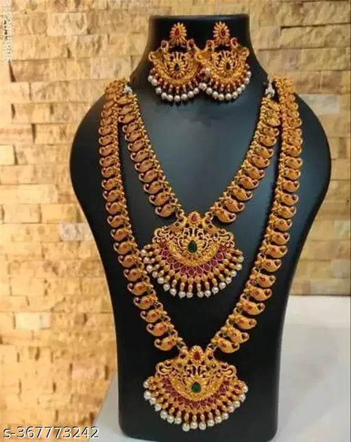 NEW DEGINER SSC CODE TEMPLE JEWELLERY COMBO