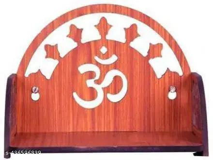 KALPANA ORGANICS SMALL SIZE WOODEN TEMPLE FOR HOME/ HOME TEMPLE