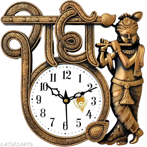 Premium Quality Designer Decorative Lord Radhey Analog Wall clock