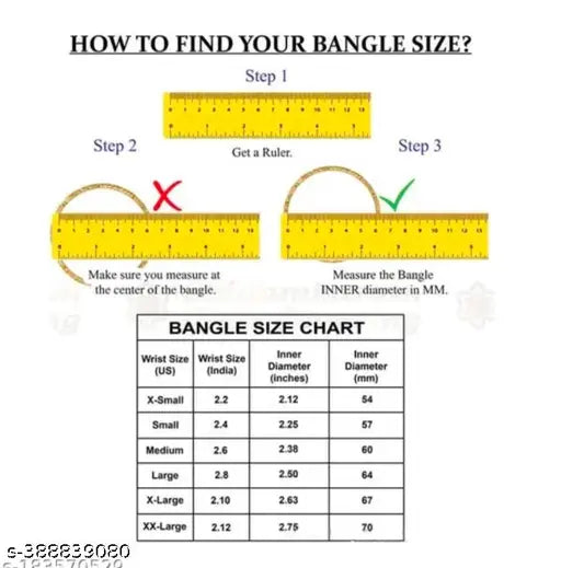 Bangles Set with Jhumki-Black