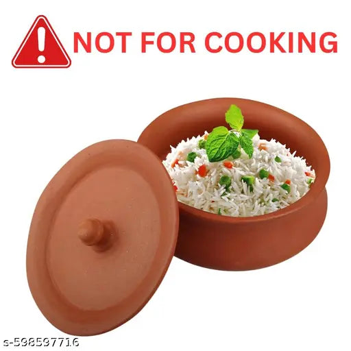 Mitti Ka Dahi Pot 500ml | Clay Dahi Handi | Eco-Friendly Mitti Ki Dahi Handi