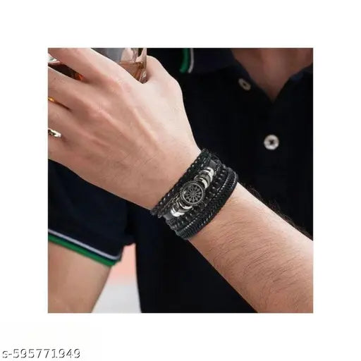 trendy bracelet | fashionable bracelet | stylish bracelets | leather bracelet for men | leather bracelet for boys | boys bracelet | men bracelet black | boys bracelet black | fashionable bracelet | trendy bracelet |  men bracelet | leather bracelets