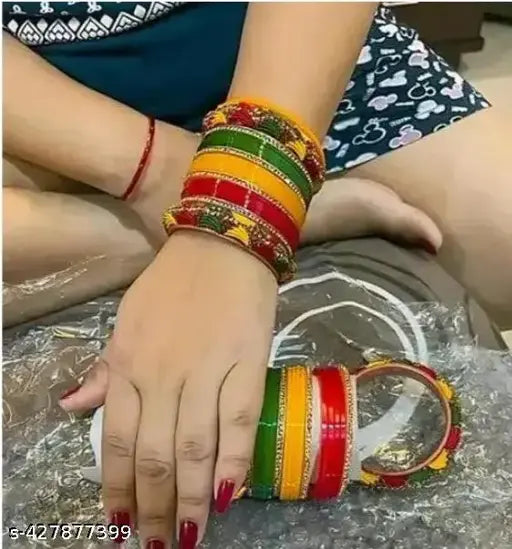Premium quality multicolor chooda bangle,multi chooda
