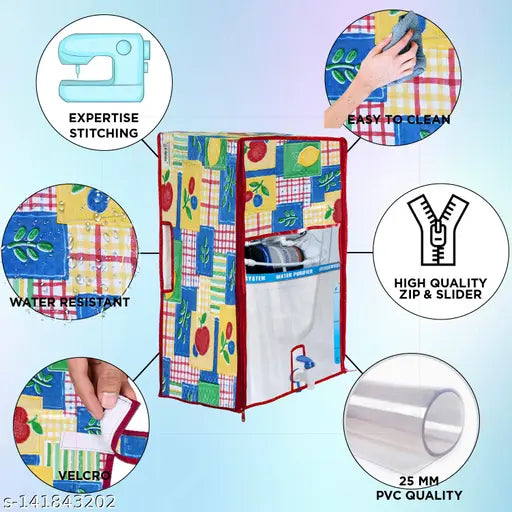 E-Retailer� PVC Water Purifier RO Cover With Zip Enclosure Suitable for   Type RO Purifier (Color-Red, Size-15x8x21 Inches)