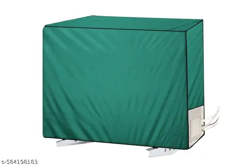 Waterproof Split AC Outdoor Unit Cover | Dustproof, Durable Protection for 1.5 Ton Air Conditioner (Green)