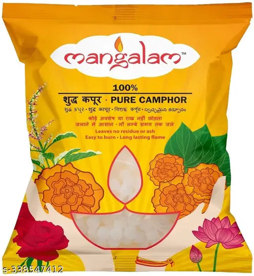MANGALAM PURE CAMPHOR 100GM (POUCH)