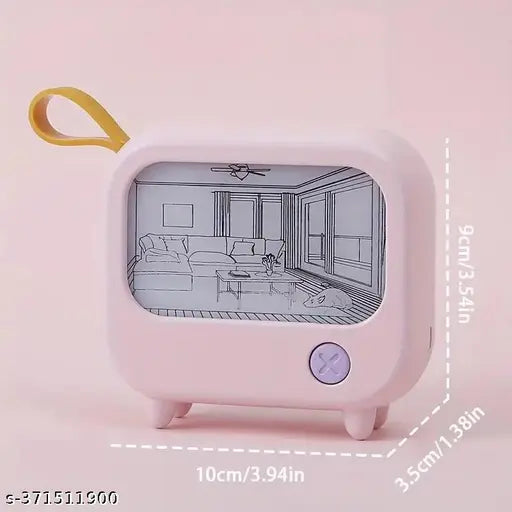 1 oil painting light, bedroom small night light, warm and warm atmosphere light, second level dimming light (Multicolour)