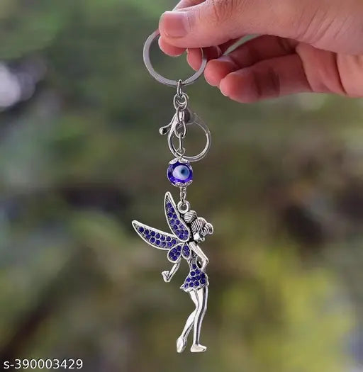 FAIRY-PRINCESS Evil Eye Keychain | Protection from negative energy & buri nazar | Evil Eye Keychain & Charm