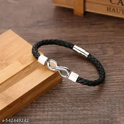 To My Man Bracelet Personalized Infinity Bracelets from Wife I Love  Forever and Always Bracelet for Husband Boyfriend Mens Braided Leather Bracelets Valentine Christmas Gifts