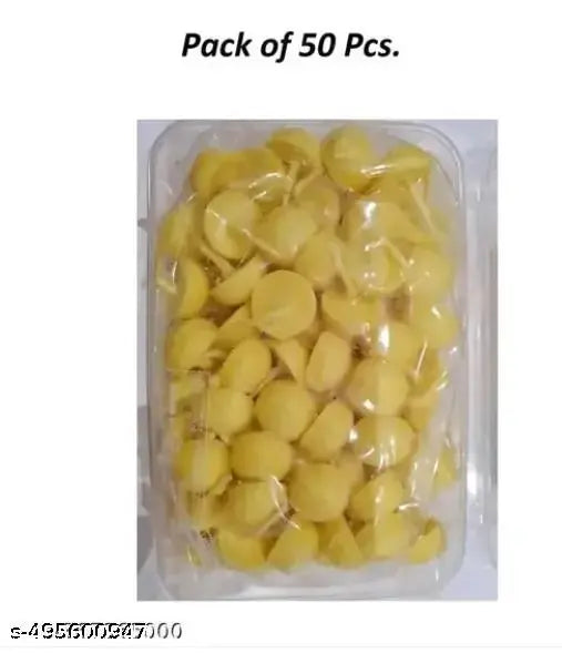 Cow Ghee Diya Batti, Handmade Ghee Diya Batti , Jyot Batti for Pooja Aarti and Special Occasions , Premium Quality Ghee Wicks - 50 Pcs.