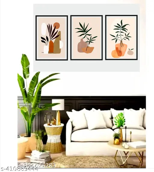 Natur@ Theme Framed Painting for Home and Office Wall Decor - Wall Painting with Frame for Living Room Bed Room Studio Decor