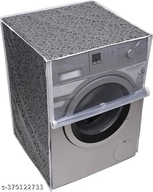 Waterproof & Dustproof Washing Machine Cover & Fully Automatic Front Load Washing Machine Cover Suitable for IFB 6.5kg,7 Kg, 7.5Kg & 8kG / 61smX61cmX84cm Washing Machines