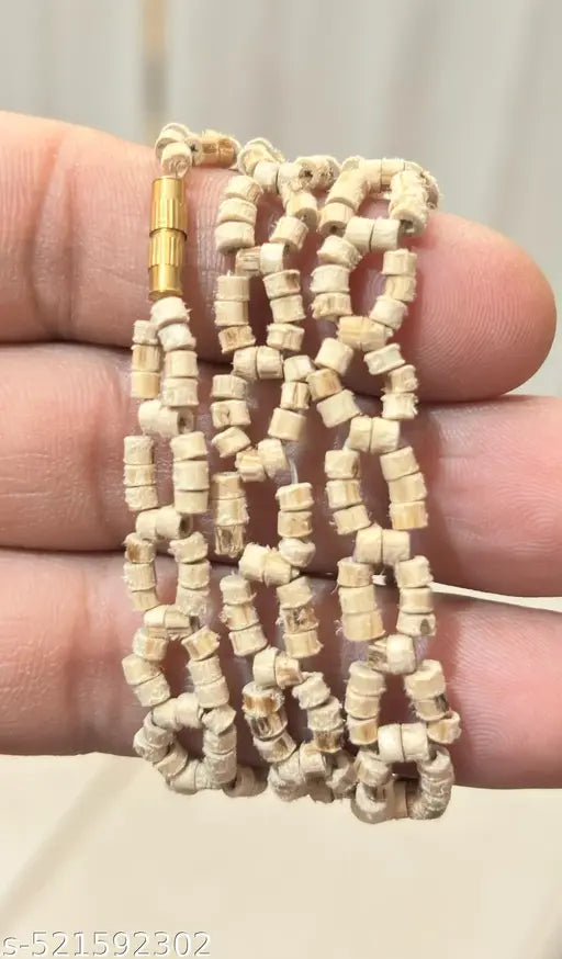 Jali Tulsii Kanthi Mala for Men & Women | Original TulsIi Wood Beads | Spiritual & Traditional Wear