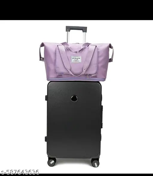 41 Litre Expandable Nylon Travel Bags for Women/Duffle Bags for Women Luggage