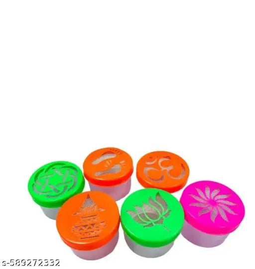 Rangoli Stamp Filler Set of 12 pcs | Rangoli Dabbil Rangoli Making Kit | Rangoli Stencils for Indoor/Outdoor Decorative Rangoli