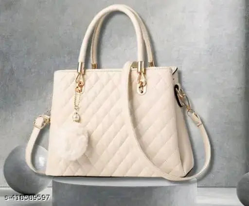 womens pu leather fancy handbag