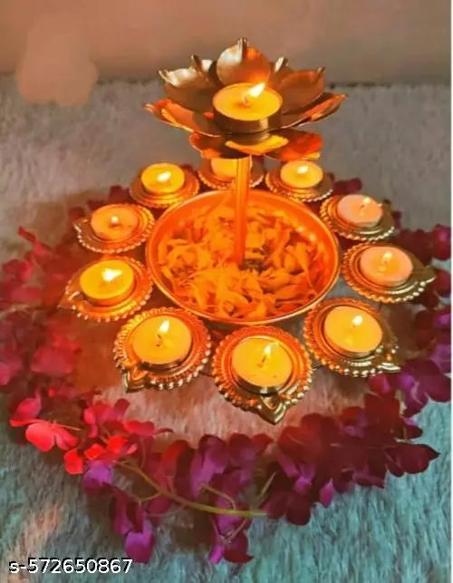 Single layer 10 diyas