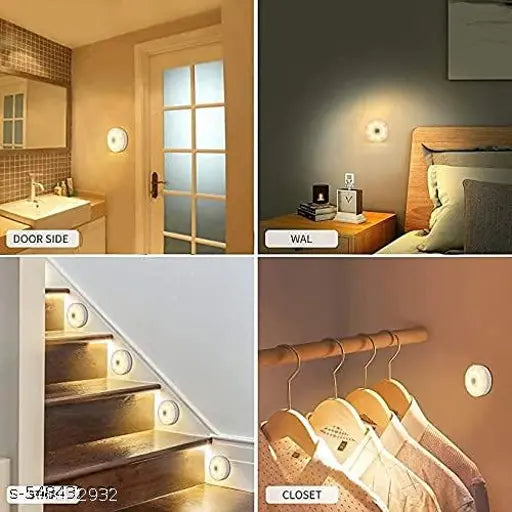 VIAXANA Motion Sensor Light for Home with USB Charging Wireless Self Adhesive LED Body Induction Lamp Sensor Light for Wardrobe Lights Sensor Night Light for Cupboard Stair
