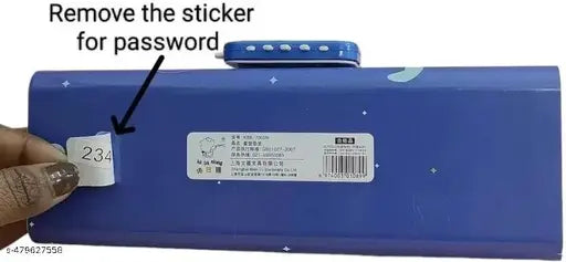 Unicorn Multi-Functional Pencil Box with Double Password Lock, Stationary Organizer Case, Suitcase Style Pencil Case for Boys & Girls