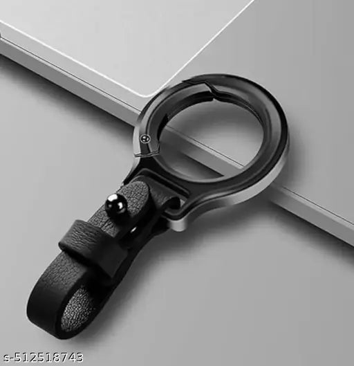 Belt Loop Vegan Leather Key Ring Keychain For Keys Car