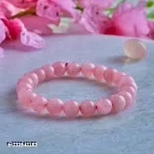 Original Rose Quartz Bracelet for Woman and Man with Natural Energised Pink beads Bracelet Bracelet for Protection, Love and Relationship - 8MM Beads