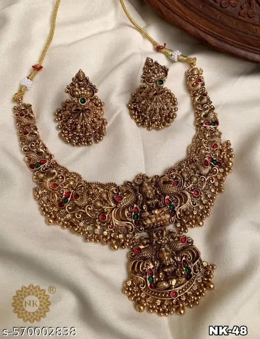 jewellery,choker,necklace,jewellery set,indian wedding jewellery set,Maangalyam/Murukku,south,indian,maharastrian,highquality set for women girls