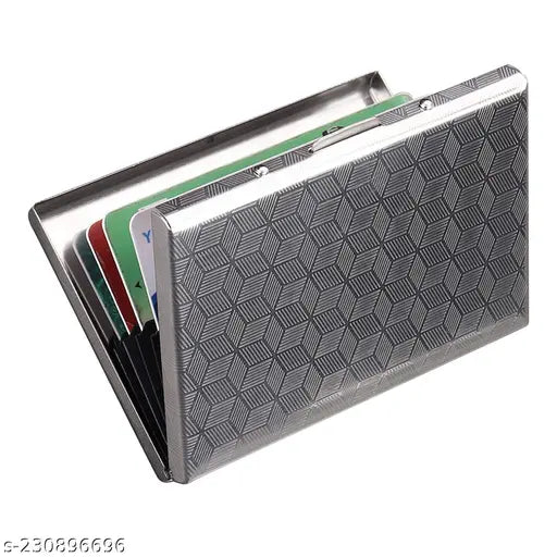 Stealodeal Stainless Steel Unisex wallet (silver)