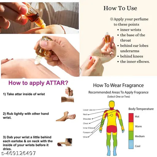 Almas Eco kesar Chandan 8ml Attar Pack Of 2