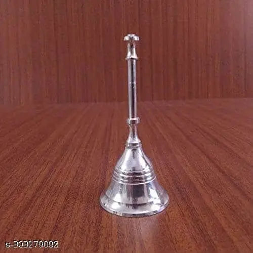 Luckypot German Silver 8Pcs Pooja Thali Set For Pooja/Decor Size : 6 Inches Weight : 620 Grams