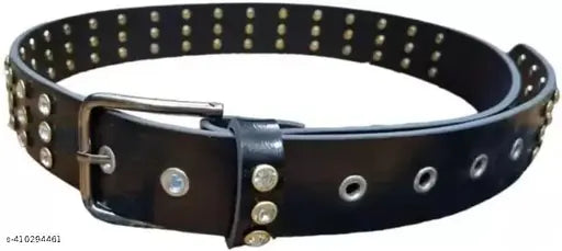 Zubex Styles Modern diamond stone belts for men