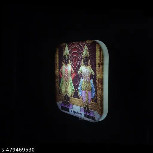 Diona Night Lamp Vitthal Rukmini Vithoba Krishna Vithal LED Colorful Night Light Kidsroom, Bedroom, Office, Home Divine Lamp