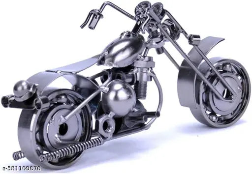 HANDMADE HUB/Iron Bike/Handcrafted Welding Motorcycle/Vintage Decoration Desktop/Table Top Showpiece For Home & Office Decor/Antique Gifting Ornaments.