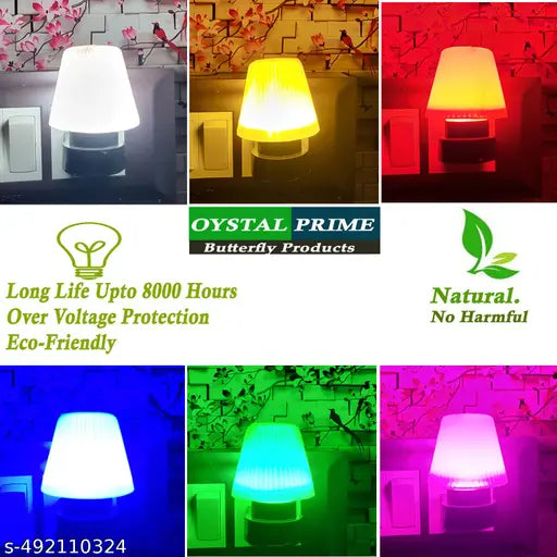Umbrella Shape ||Night lamp||Room Light||Wall Lamp|| Jack Lapms||2 pin jack system (Set of -6)