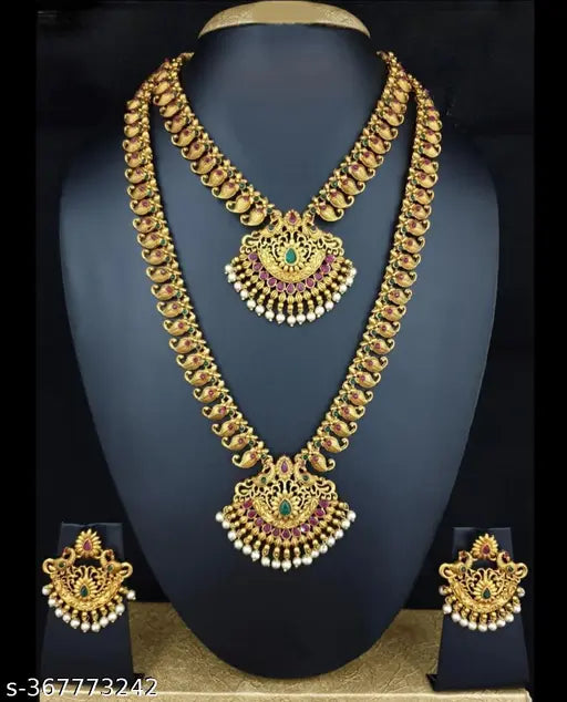 NEW DEGINER SSC CODE TEMPLE JEWELLERY COMBO
