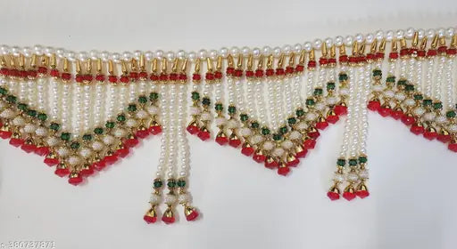 Hand made moti Pearl Main Door Hanging Bandhanwar Toran
