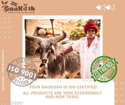 Gaukosh Hawan Cup Unfilled Qty -80 Organic Cow Dung Havan Cups/Sambrani Cups Desi Cow Dung Ghee Guggul Natural Herbs for Daily Puja/Havan Pooja Havan Cups for Home II Hawan Cup For Puja / Pooja II Cow Natural Panchgavya Hawan Cup II Sambrani Dhoop Cups fo