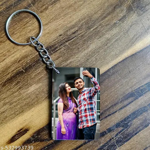 Prints Club Customized Photo Key chains Set Of 2