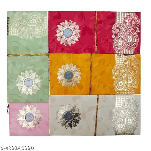 Vibrant 1rs coin Multicolor Festival Envelopes (Pack of 50) | Premium Quality for Puja, Weddings, Diwali, Eid & Special Occasions"