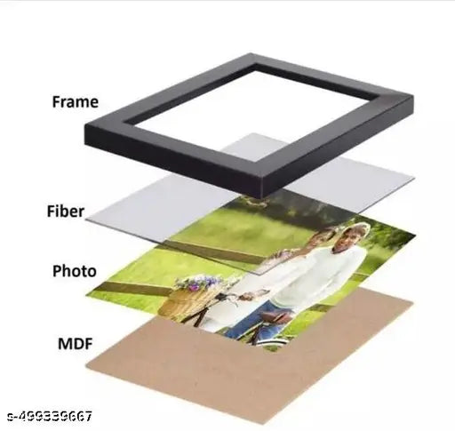 LACUNA A4 size photo frame (set of 2) BLACK