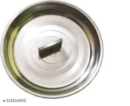 Stainless Steel coconut breaker/Cracker Tray and Peeler Rod (Set of 2)