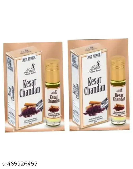 Almas Eco kesar Chandan 8ml Attar Pack Of 2
