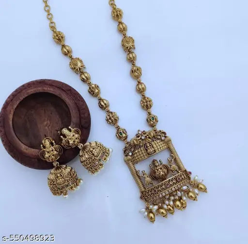 Allure Fancy Temple Jewellery Set