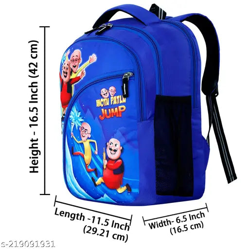 Unisex Kids 30L Cartoon Best Stylish Lightweight Waterproof Casual  Picnic Tuition  School Bag  Backpack for Children Boys And Girls For (3 to 11 Yrs)