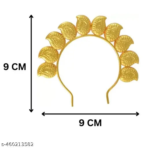 Mango Leaves Gold plated God Arch for Varalakshmi Idol Pooja Decoration | Navaratri Pooja | Arch for Idols