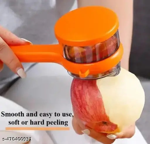 LYUD 1pcs Multi Functional Storage Peeler,Vegetable Peeler,Fruit Peeler, Peeler With Container,Suitable For Home And Kitchen Use(Multicolor)