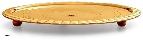 SriMaa Ventures Brass Lantern Diya Set with Glass Covers || Borosilicate Glass Cover-Diya for Diwali, Aarti, Mandir Blessings, Festive Worship (Set of 2 Piece)