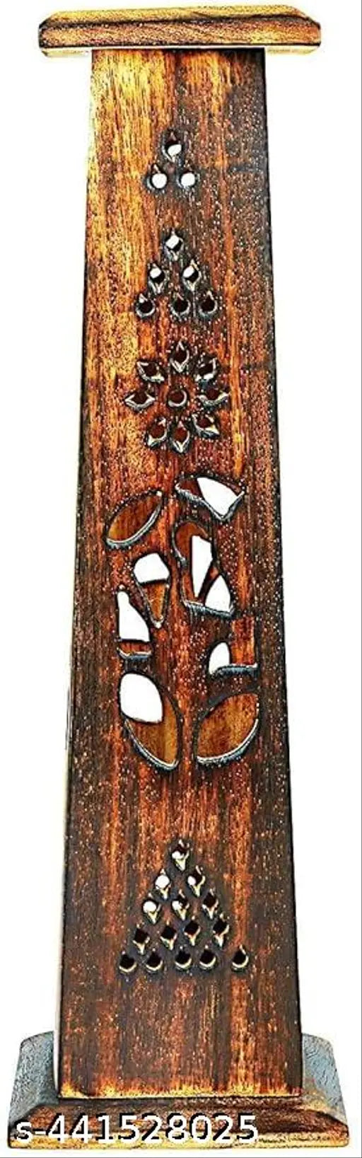 Handmade Designer  stand/ Wooden Tower Incense Sticks Holder / Rosewood / incense  Stand Holder